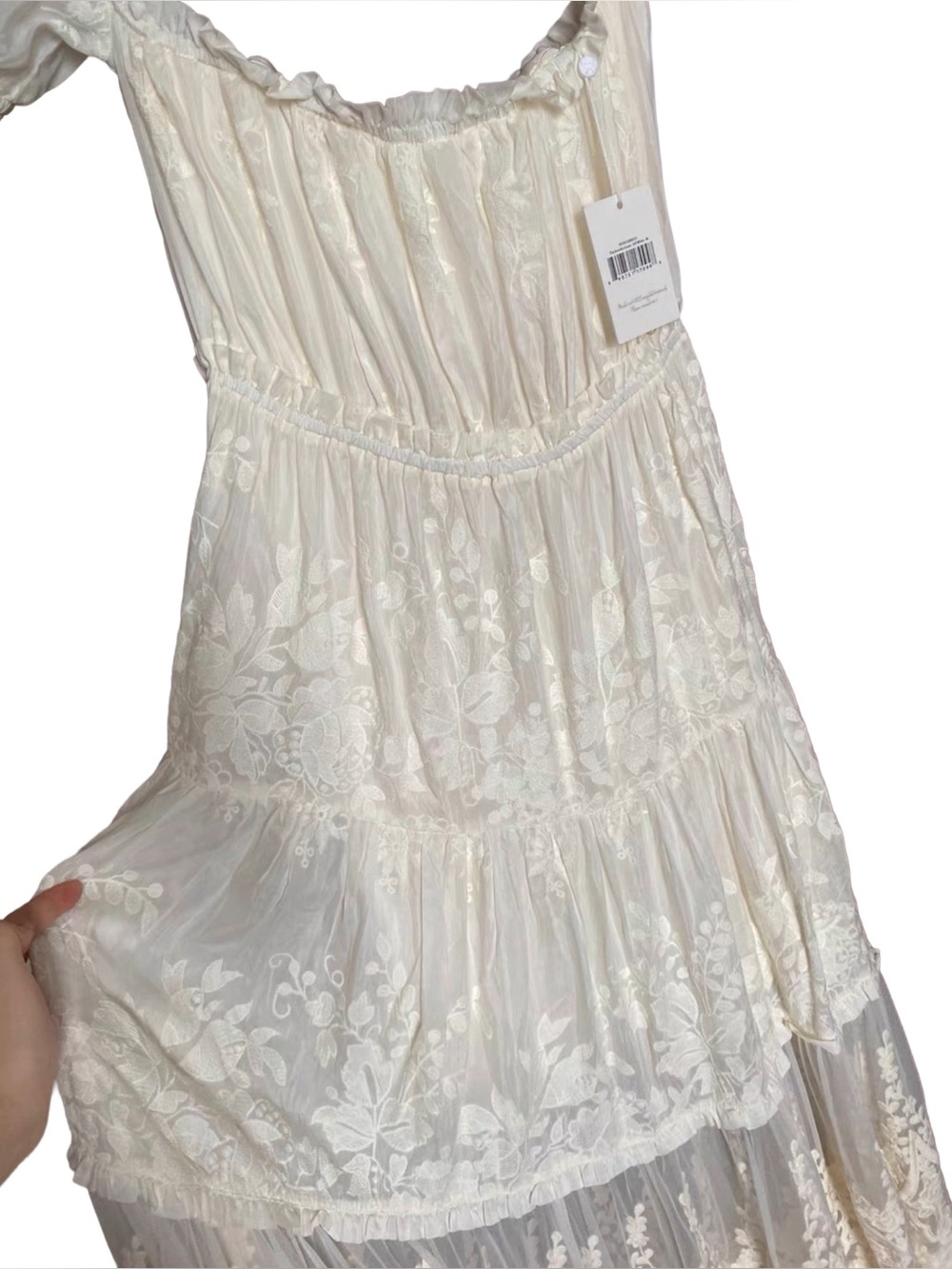 NWT Spell & The Gypsy Collective The Amelie Gown Off White Size M - Picture 10 of 11